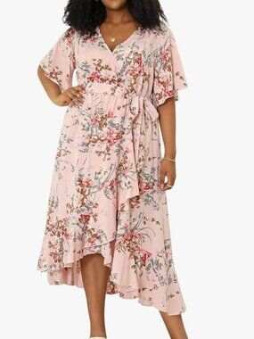 Keluummi Plus Size Maxi Dress with pockets!